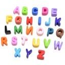 Juego de cuentas acrílicas 20 mm letras A–Z con agujero de 6 mm 26 unidades Cuentas grandes para la fabricación de joyas Pulseras collares 11