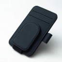 Juego de dos soportes para coche para gafas, tarjetas, entradas y bolígrafo con sujeción magnética, plástico resistente y cuero sintético 7