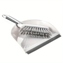 Juego de escoba y recogedor de plástico 18 x 27 cm Set de limpieza para barrer Escoba de suelo con recogedor Ayudante doméstico para la cocina y el taller 2