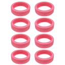 Juego de fundas de silicona para ruedas de maleta 5 x 1,4 cm 8 unidades Fundas protectoras para ruedas de equipaje Cubiertas antirruido para proteger la maleta 3