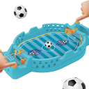 Juego de fútbol de mesa 23,1 x 12,5 x 3 cm Mini juego de fútbol interactivo con catapulta Juguete familiar competitivo Diversión deportiva 7