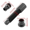 Juego de herramientas para desmontaje de bielas y eje de pedalier de bicicleta Extractor de bielas de acero con adaptador para diferentes tipos 5