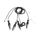 Juego de intermitentes LED para bicicleta eléctrica 12 V 4 unidades intermitentes con interruptor en el manillar y soportes delantero, trasero y bajo 1
