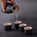 Juego de jarra y taza de cerámica 7 piezas 2