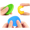 Juego de juguetes antiestrés de 6 piezas, herramientas de relajación de silicona de diferentes texturas de 4 a 7 cm para liberar estrés 5