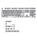 Juego de keycaps estilo cómic retroiluminados 136 teclas PBT impresión lateral y superior para teclado mecánico personalización de apariencia 4