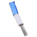 Juego de limas para ranuras de traste y cejuela, pulido de cejuelas, herramienta de ajuste de altura de cuerdas, accesorios de guitarra, color azul 3