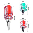 Juego de mini destornilladores 3 uds Plano 3,9 cm Phillips 3,9 cm Combinado 2 en 1 8,1 cm Herramienta precisa para reparaciones de electrónica y relojería 2