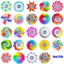 Juego de mini fidget spinners 24 unidades juguetes antiestrés para liberar estrés y apoyar la concentración diseño compacto 4