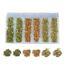 Juego de piedras decorativas 2 - 4 mm 20 g 16