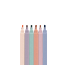 Juego de rotuladores cuadrados de 6 colores 5