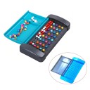 Juego lógico de descifrado de códigos 17 x 8 cm Juego de mesa de viaje con clavijas de colores Ejercicio de lógica Juego deductivo para niños 2