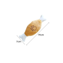 Juguete de peluche para perros en forma de muslo de pollo 19 x 7 cm 2 Juguete de peluche para perros en forma de muslo de pollo 19 x 7 cm 2