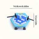 Juguete para golpear hielo Save the Penguin de 17 x 15 cm, juego de mesa interactivo para niños, juego de reacción lógica para romper el hielo 4