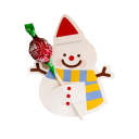 Julbild på en klubba snögubbe 50 st 4