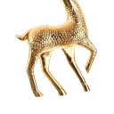 Juldekoration gyllene rådjur 14,5 cm 3