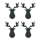 Julebestikkasse med rensdyrmotiv 4 dele 1