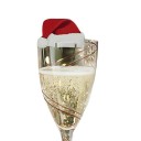 Julehætte til champagneglas - 10 stk. 3