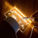 Julelys med pen og USB-base Dekorativ bordlampe Lysdekoration LED-lys Juledekoration Indendørsbelysning 3