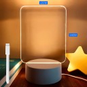 Julelys med pen og USB-base Dekorativ LED-lampe Julelys Bordlampe Pen med belysning Moderne dekoration 3