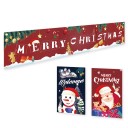 Julepynt banner 3 stk 2