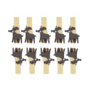 Julepyntepæle 10 stk. 8
