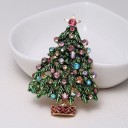 Juletræsbroche 2
