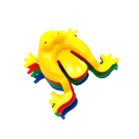 Jumping Frog 20 pcs plastic 5.5 x 5.5 cm 2