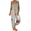 Jumpsuit för kvinnor med blommor 4