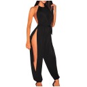 Jumpsuit för kvinnor med hög slits 3