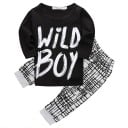 Jungen Set - Sweatshirt WILD BOY und Jogginghose 1