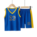 Jungen Sportanzug Tanktop und Shorts mit Gummi Nummer 23 V Ausschnitt leichter Sommer Trainingsanzug 9
