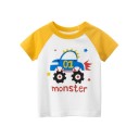 Jungen-T-Shirt mit Auto B1416 4