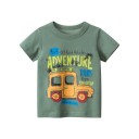 Jungen-T-Shirt mit Auto B1434 5