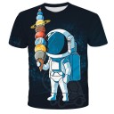 Jungen-T-Shirt mit einem Kosmonauten 1