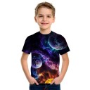 Jungen-T-Shirt mit einer Galaxie 2