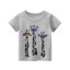 Jungen-T-Shirt mit Giraffenaufdruck B1385 1