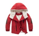 Jungen-Winterjacke mit Fell J1320 4