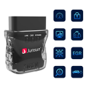 Junsun OBD2 V1.5 Bluetooth diagnostická čítačka na auto čítanie a mazanie chybových kódov živé dáta spotreba paliva ABS plast čierna 4