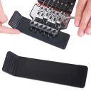 Junta de suporte para tremolo e ponte de guitarra eléctrica 12,5×4×3 cm Ferramenta preta para substituição e reparação da estabilização da ponte 4