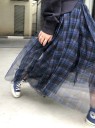 Jupe à carreaux pour femmes A1589 1