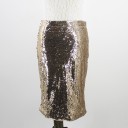 Jupe à paillettes pour femmes avec taille haute 7