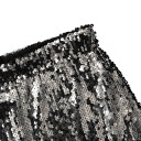 Jupe à paillettes pour femmes avec taille haute 3