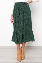 Jupe à pois pour femme avec taille haute 3
