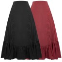 Jupe asymétrique pour femmes avec fronces 2