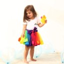 Jupe colorée pour fille L1007 3