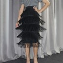 Jupe crayon pour femme avec franges 4