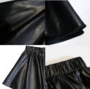 Jupe en cuir pour fille L1018 2
