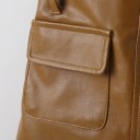 Jupe en cuir pour fille L1028 3