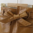 Jupe en cuir pour fille L1028 4